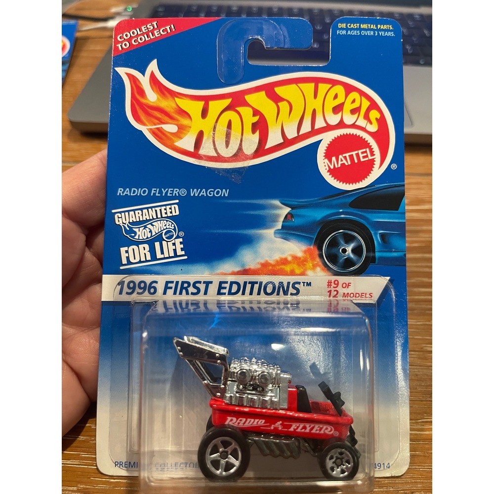 00264 - Hot Wheels 1996 First Editions Radio Flyer Wagon #9‎ of 12 NIP
